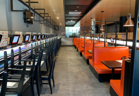 San Francisco first Bullet train sushi restaurant in Japan Town