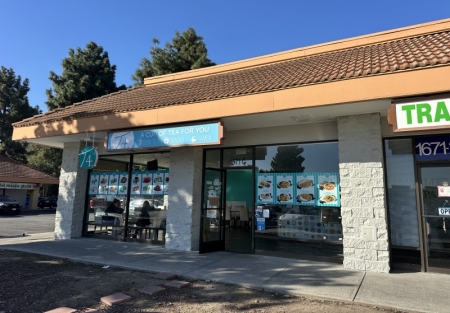 Branded Boba tea and snack shop for sale in San Jose near highway 680